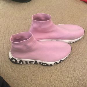 Pink balenciaga sneakers